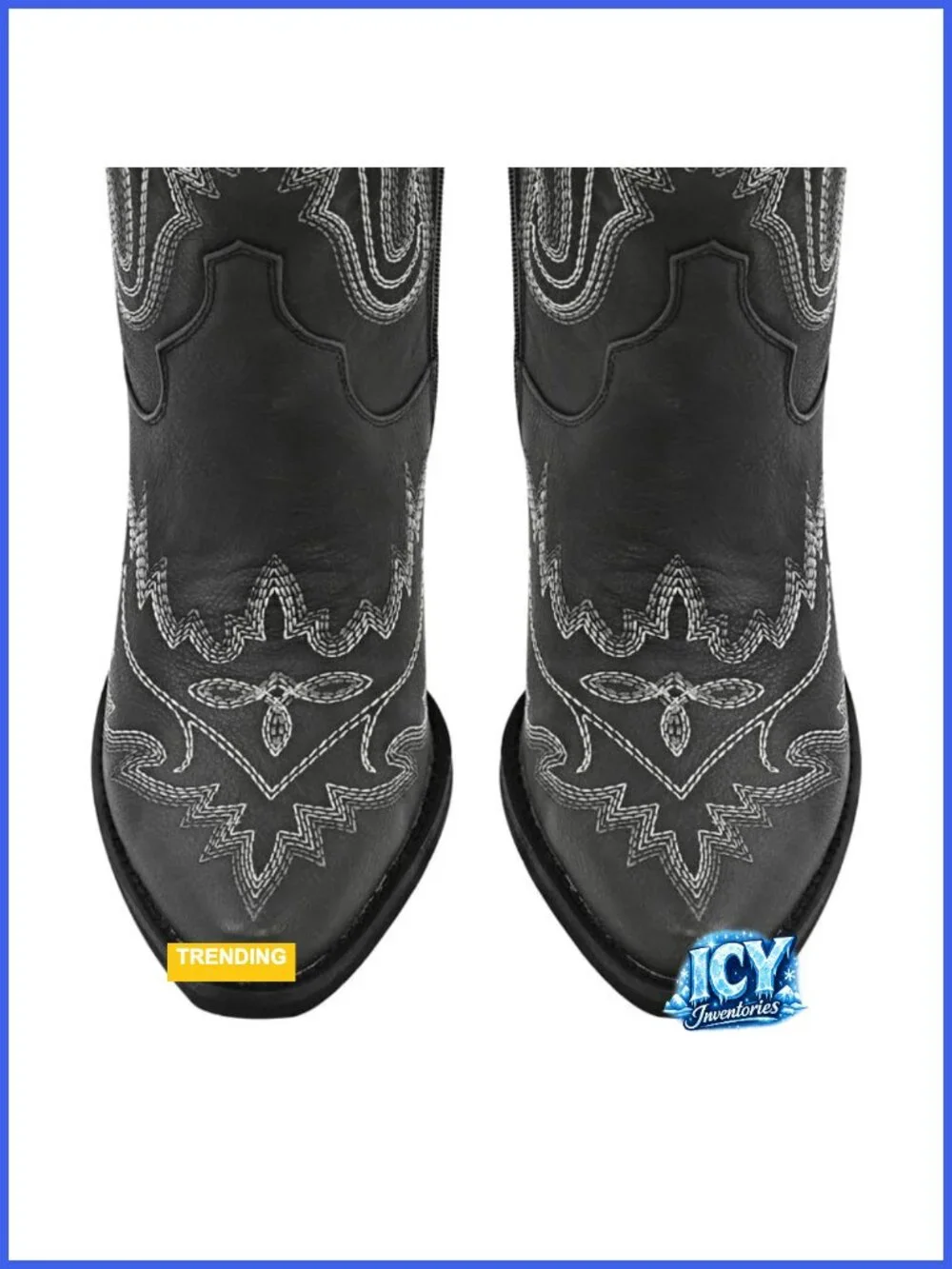 Thigh High Wide Calf Embroidered Western Cowboy Boots